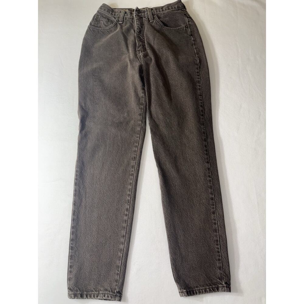 Vintage EXPRESS No.4 EXP Women's Brown‎ Denim Jeans, Sz 11/12 Made In The USA